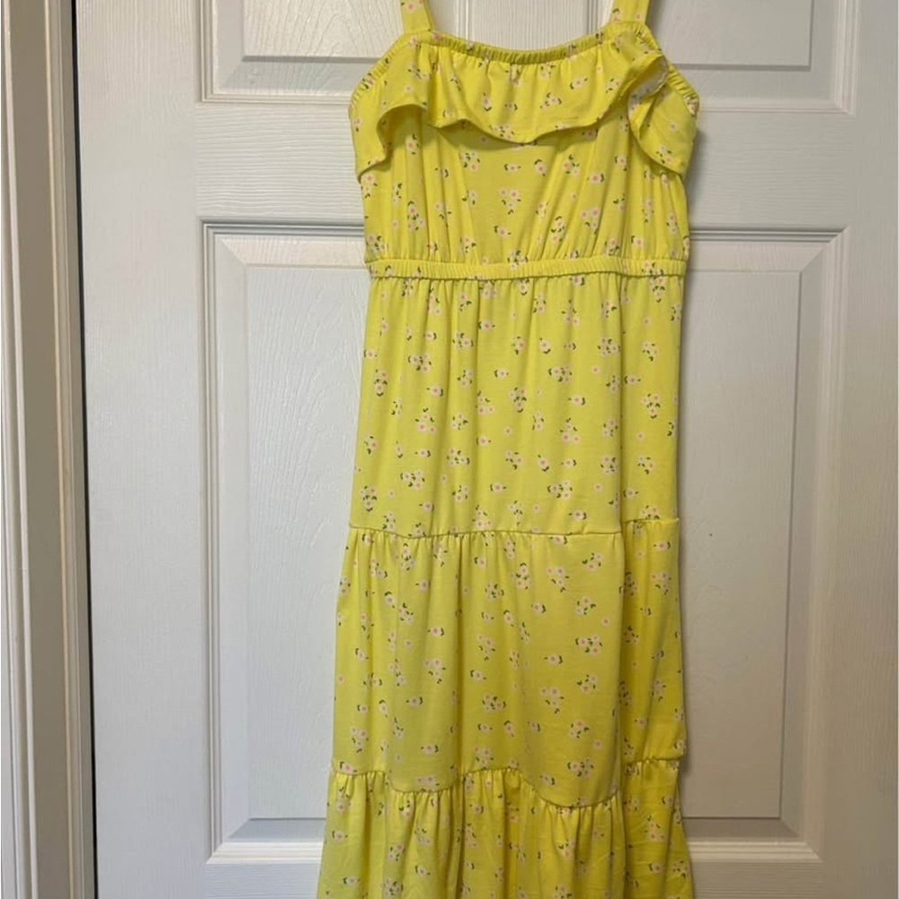 Limited Too Yellow Floral Kids Dress